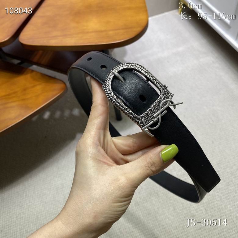 YSL Belt 30mmX95-110CM 8L    (54)