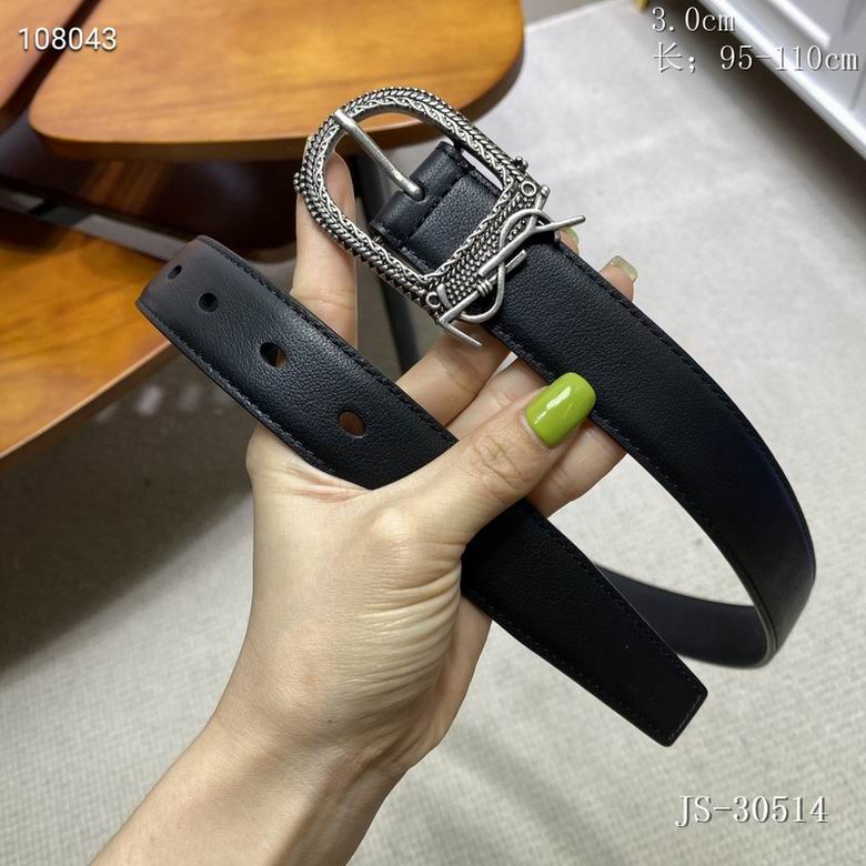 YSL Belt 30mmX95-110CM 8L    (55)