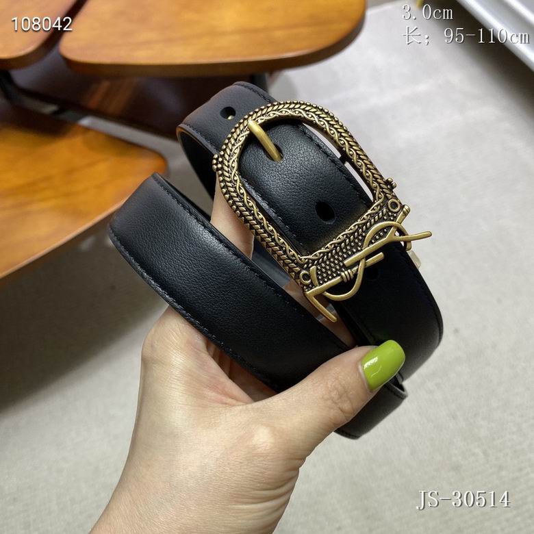 YSL Belt 30mmX95-110CM 8L    (57)