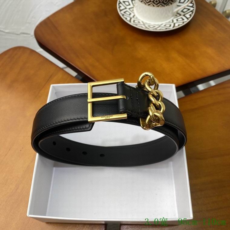 YSL Belt 30mmX95-110cm 7D  (2)