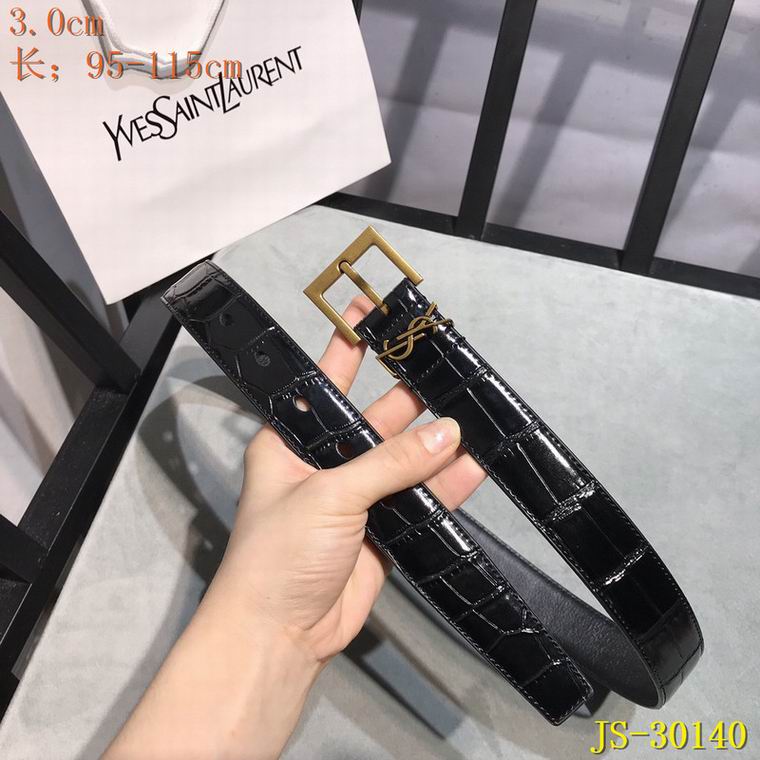 YSL Belt 30mmX95-115CM 8L (42)
