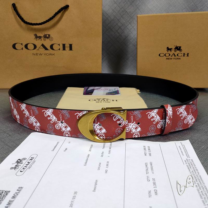 Coach belt 38mmX80-125cm lb (27)