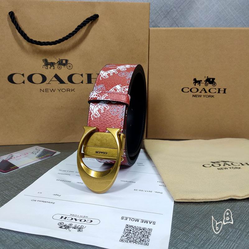Coach belt 38mmX80-125cm lb (28)