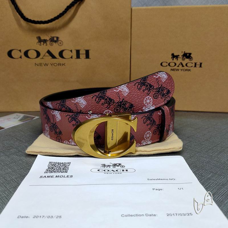 Coach belt 38mmX80-125cm lb (38)