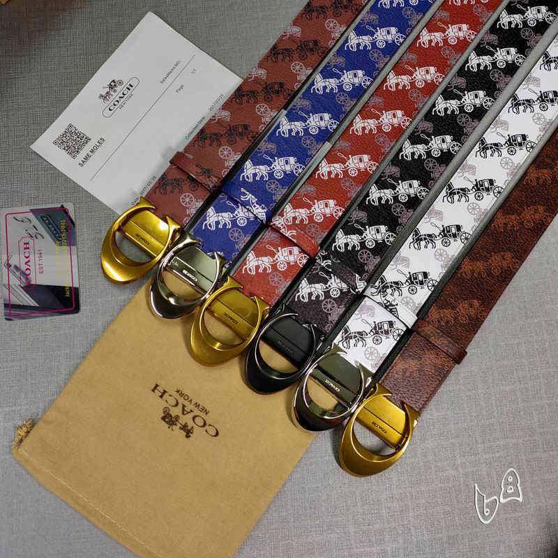 Coach belt 38mmX80-125cm lb (39)