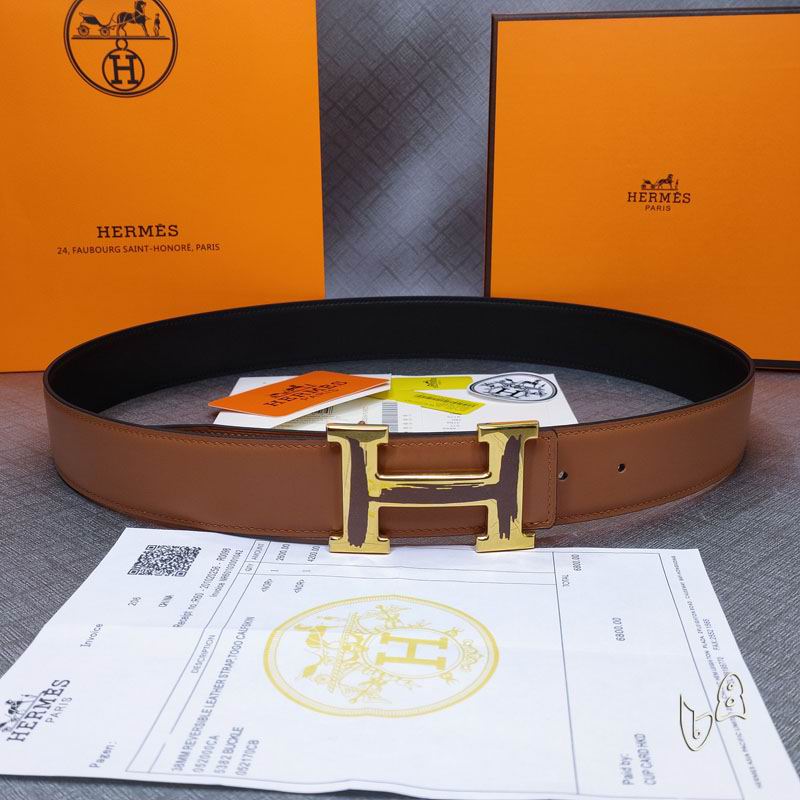 Hermes belt 38mmX95-125cm lb (18)