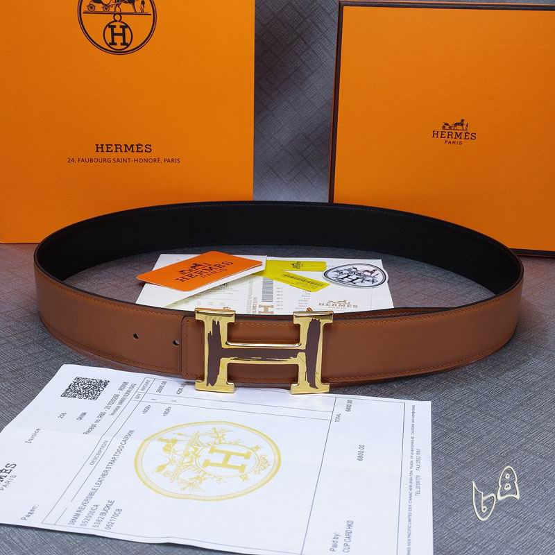 Hermes belt 38mmX95-125cm lb (21)