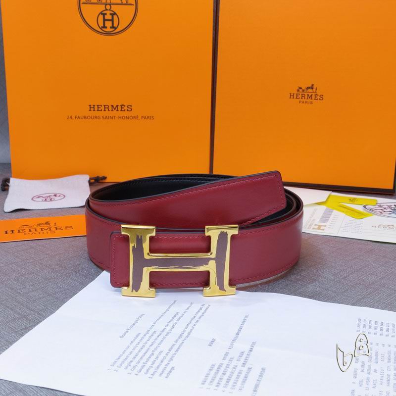 Hermes belt 38mmX95-125cm lb (27)