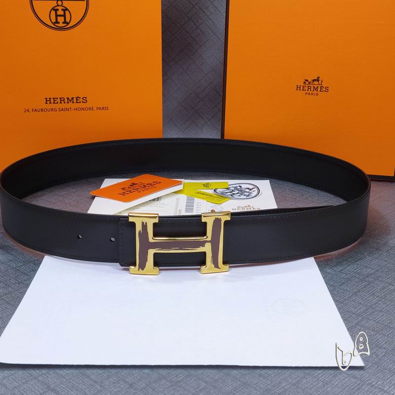 Hermes belt 38mmX95-125cm lb (31)