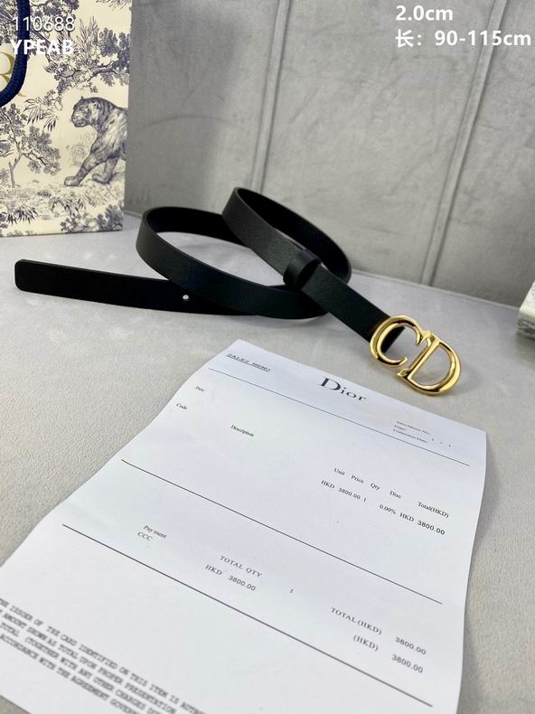 Dior Belt 20mmX90-115cm 8L (12)