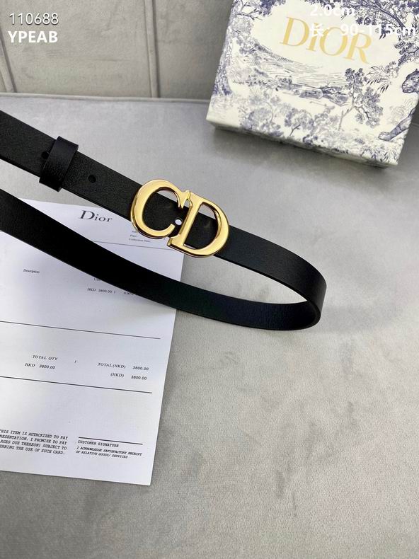 Dior Belt 20mmX90-115cm 8L (13)