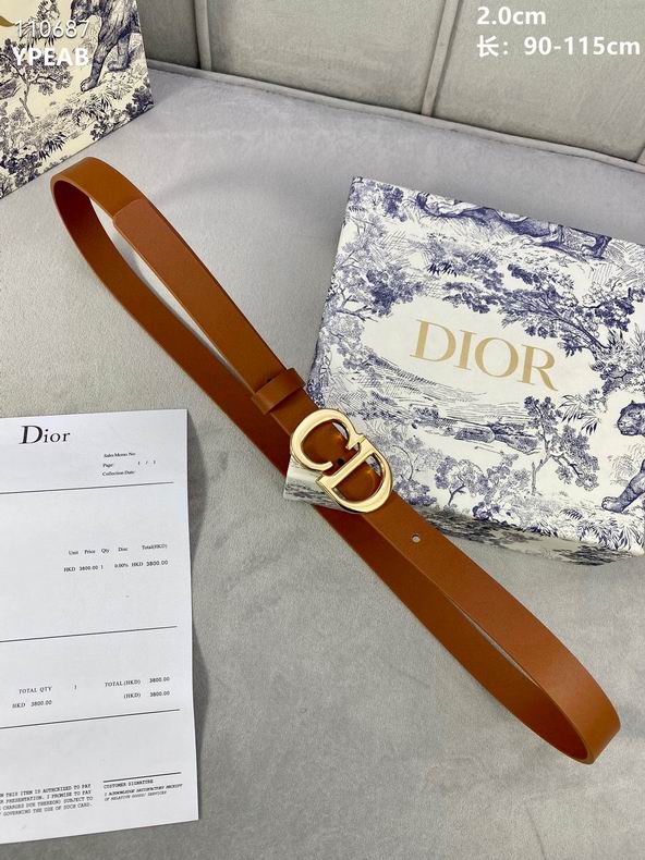Dior Belt 20mmX90-115cm 8L (8)