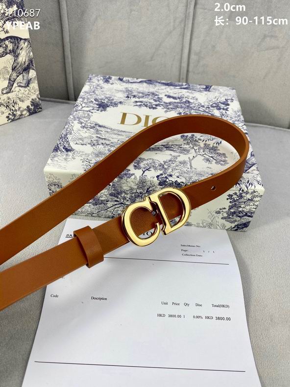Dior Belt 20mmX90-115cm 8L (9)