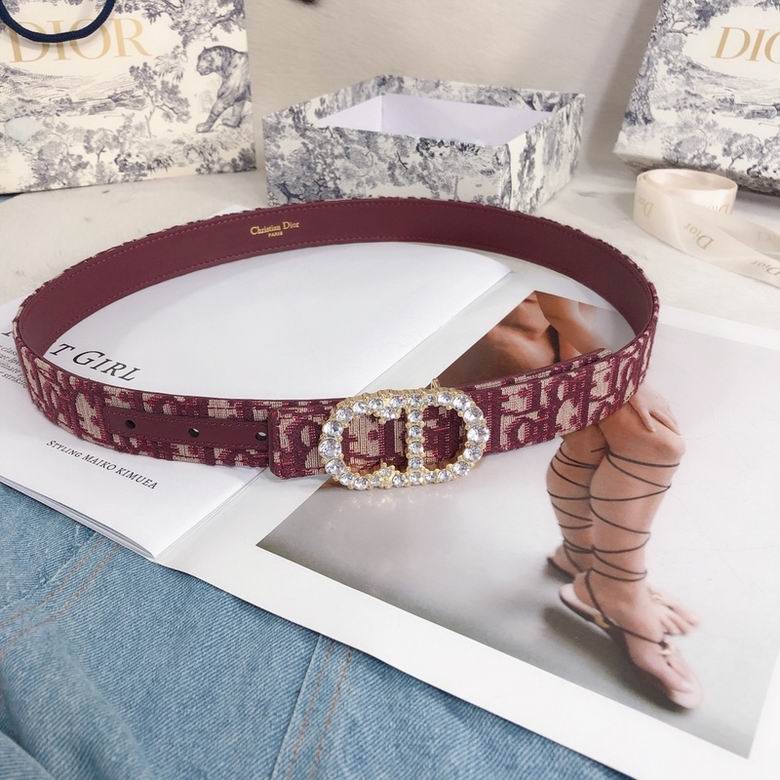 Dior Belt 30mmX95-110cm 7d (1)