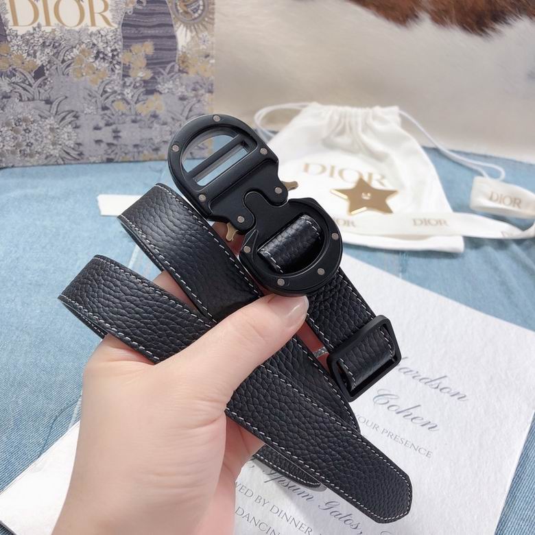 Dior Belt 30mmX95-110cm 7d (7)