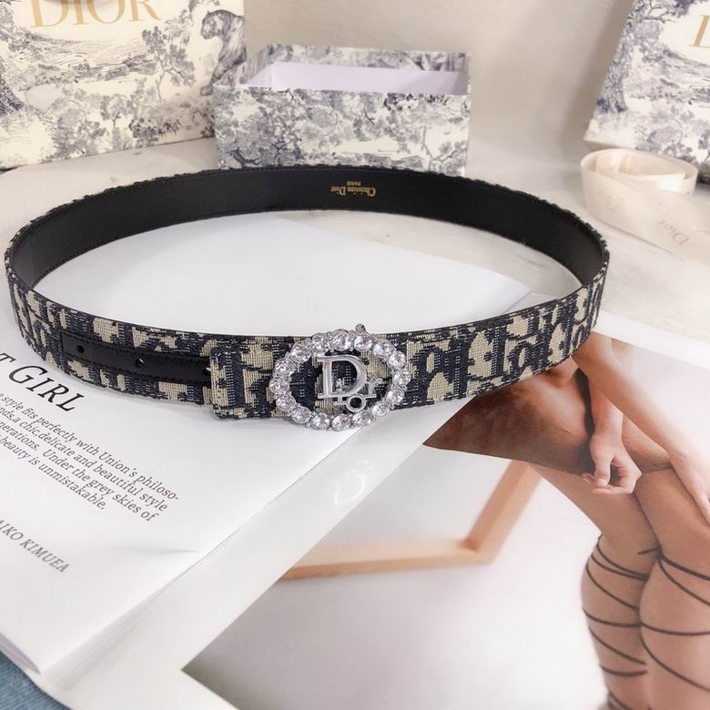 Dior Belt 30mmX95-110cm 7d (7)