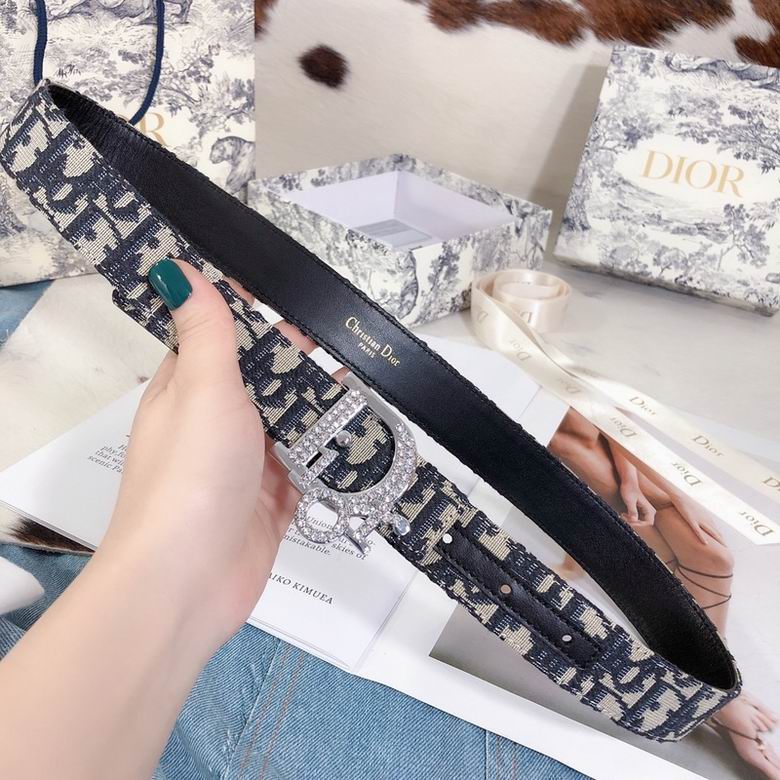 Dior Belt 30mmX95-110cm 7d (9)