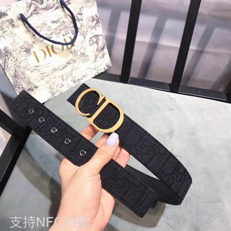 Dior Belt 34mmX95-110cm 7d (1)