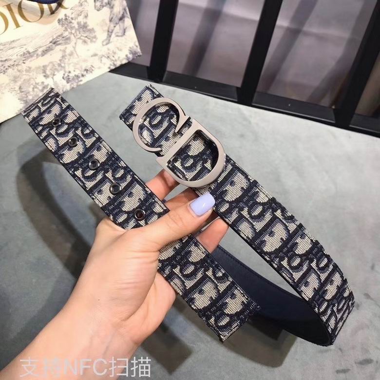 Dior Belt 34mmX95-110cm 7d (2)