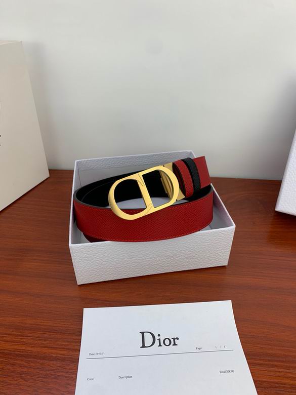 Dior Belt 34mmX95-110cm 7d (7)