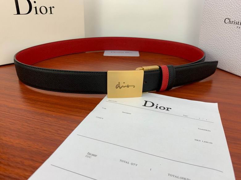 Dior Belt 34mmX95-110cm 7d (7)