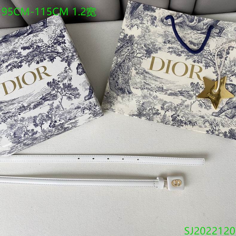 Dior belt 12mmX95-115cm 7D (8)