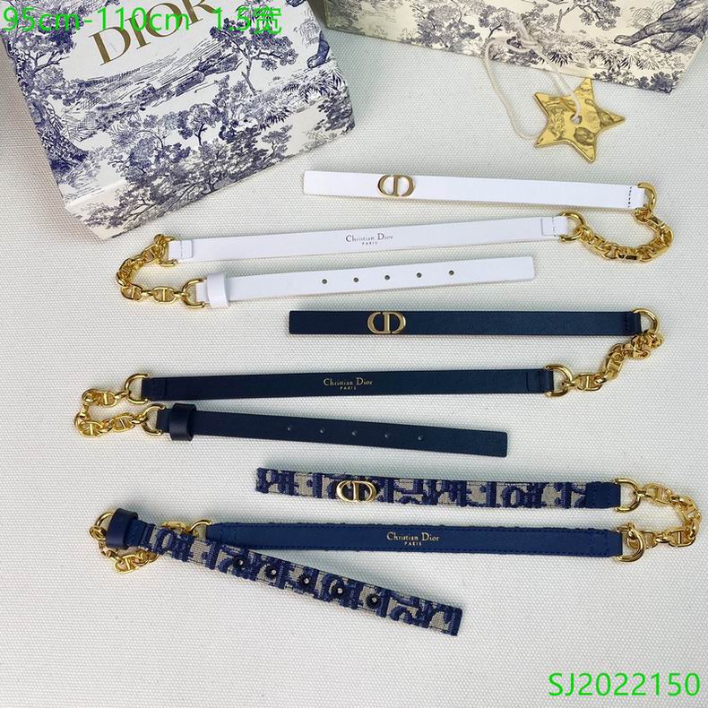 Dior belt 15mmX95-110cm 7D (1)