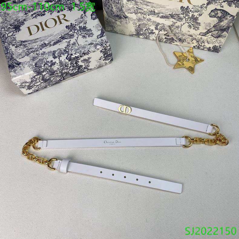 Dior belt 15mmX95-110cm 7D (8)