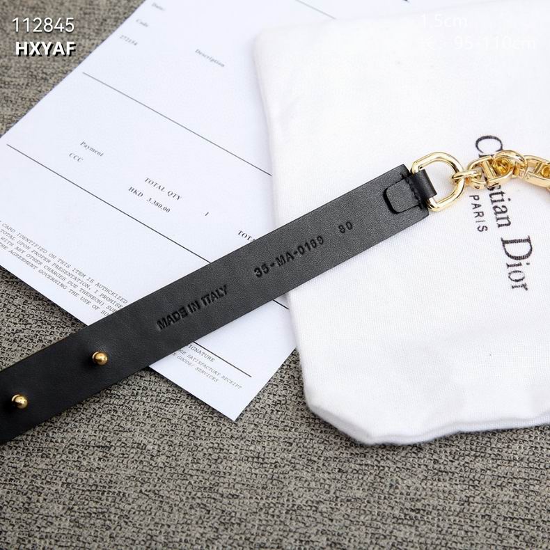 Dior belt 15mmX95-110cm 8L (9)