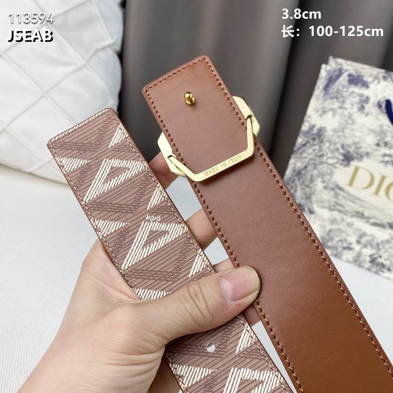 Dior belt 38mmX100-125cm 8L (36)
