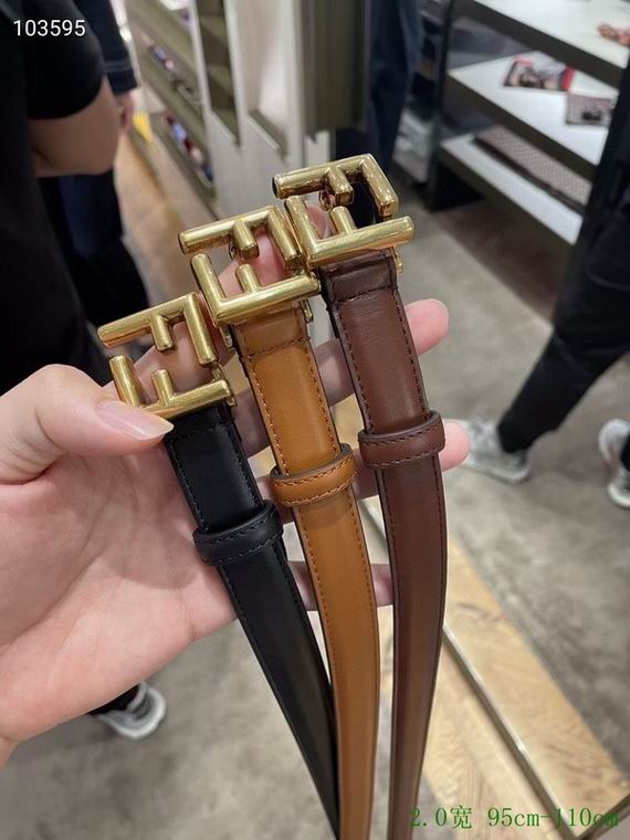 Fendi Belt 20mmX95-110CM 7D (8)