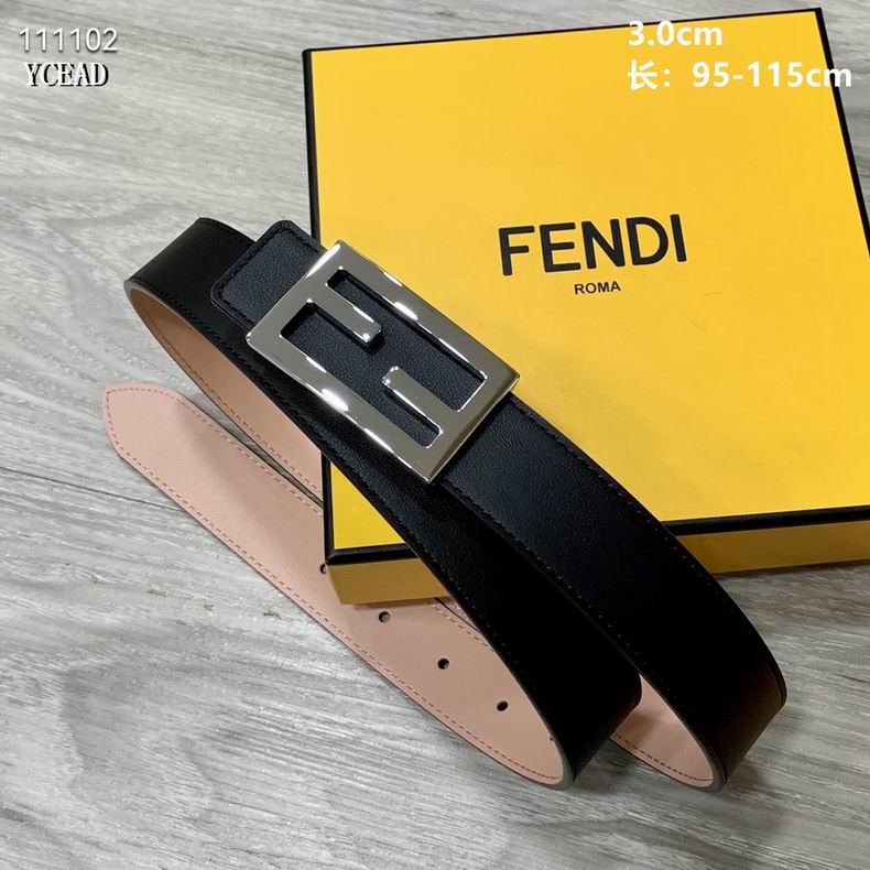 Fendi Belt 30mmX95-115cm 8L  (1)