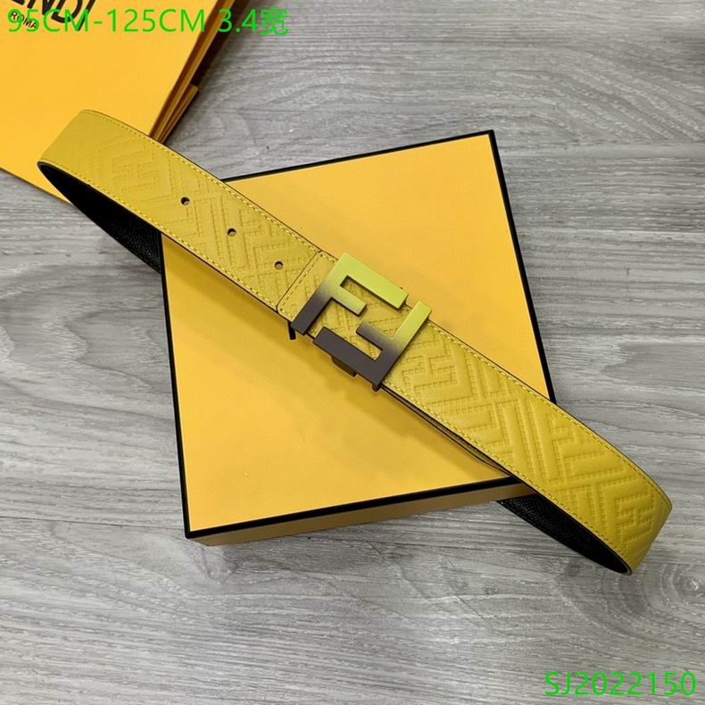 Fendi Belt 34mmX95-125cm 7D (7)