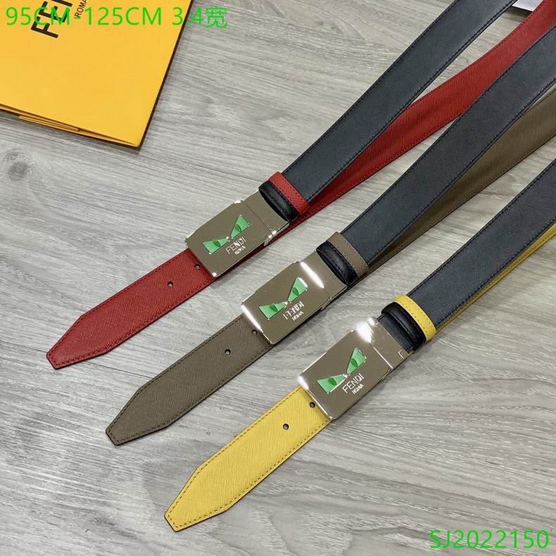 Fendi Belt 34mmX95-125cm 7D (9)