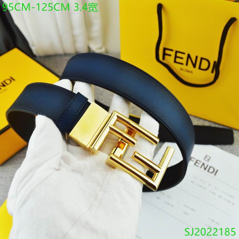 Fendi Belt 34mmX95-125cm 7D  (12)
