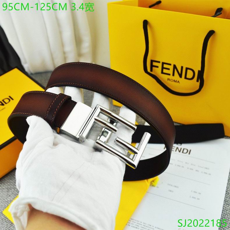 Fendi Belt 34mmX95-125cm 7D  (13)