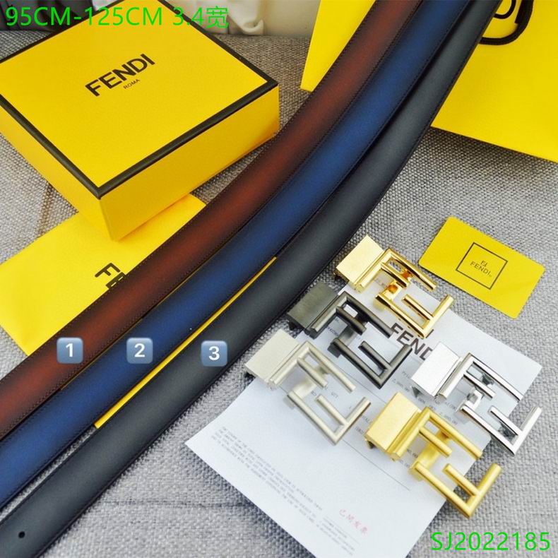 Fendi Belt 34mmX95-125cm 7D  (17)