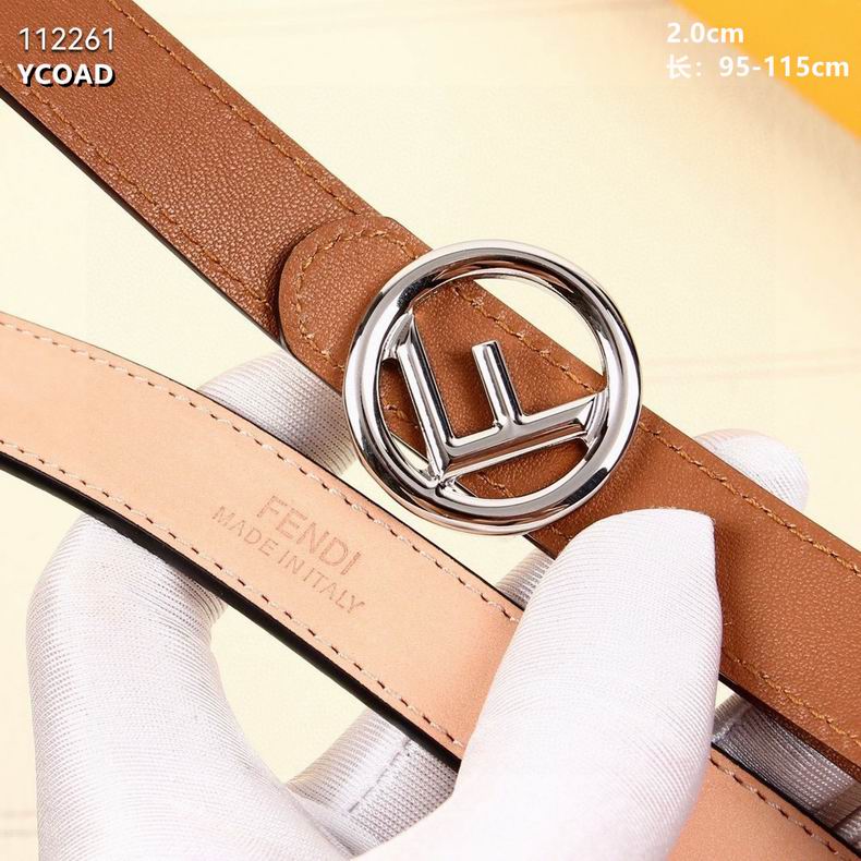 Fendi belt 20mmX95-115cm 8L (8)