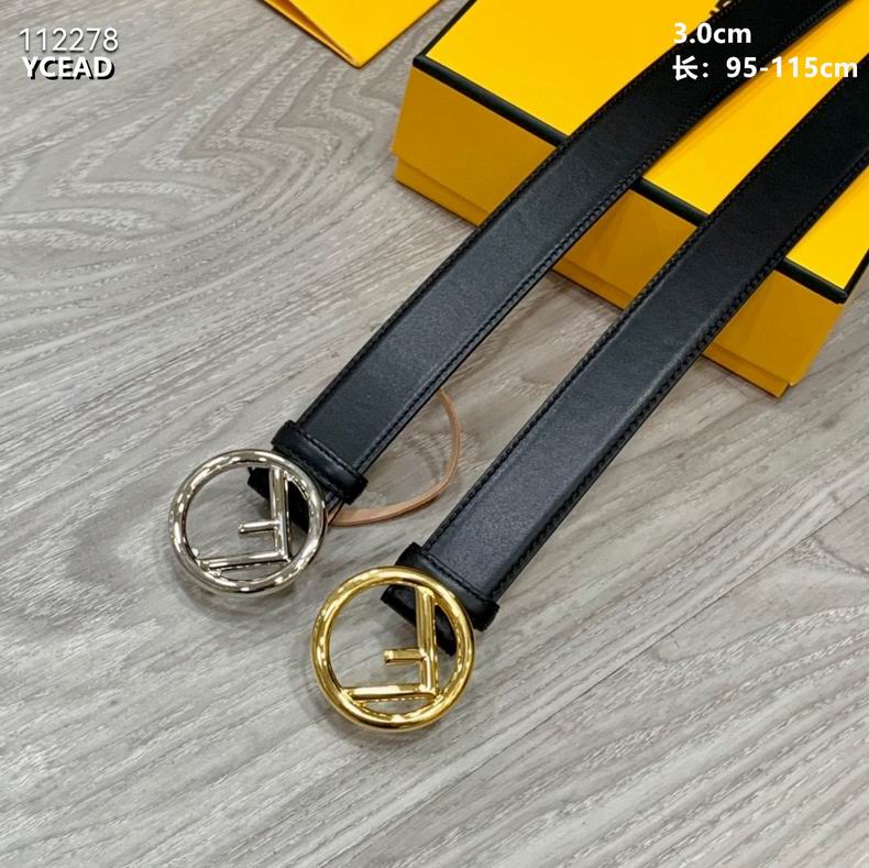 Fendi belt 30mmX95-115cm 8L (8)