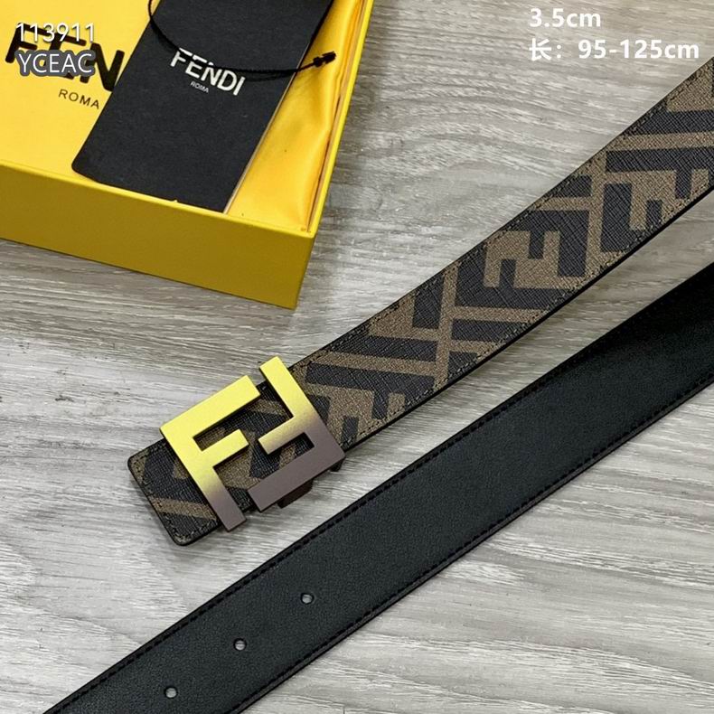 Fendi belt 35mmX95-125cm 8L (8)
