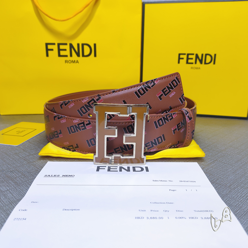 Fendi belt 38mmX80-125cm lb (6)