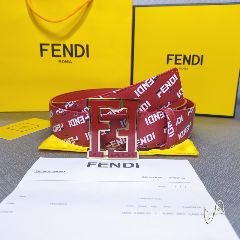 Fendi belt 38mmX80-125cm lb (9)