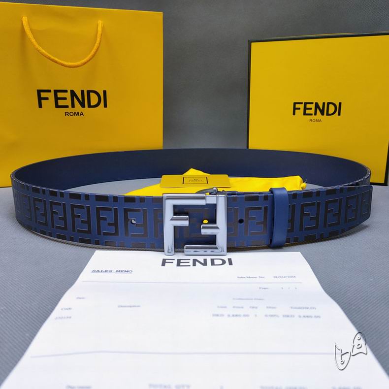 Fendi belt 38mmX80-125cm lb  (1)
