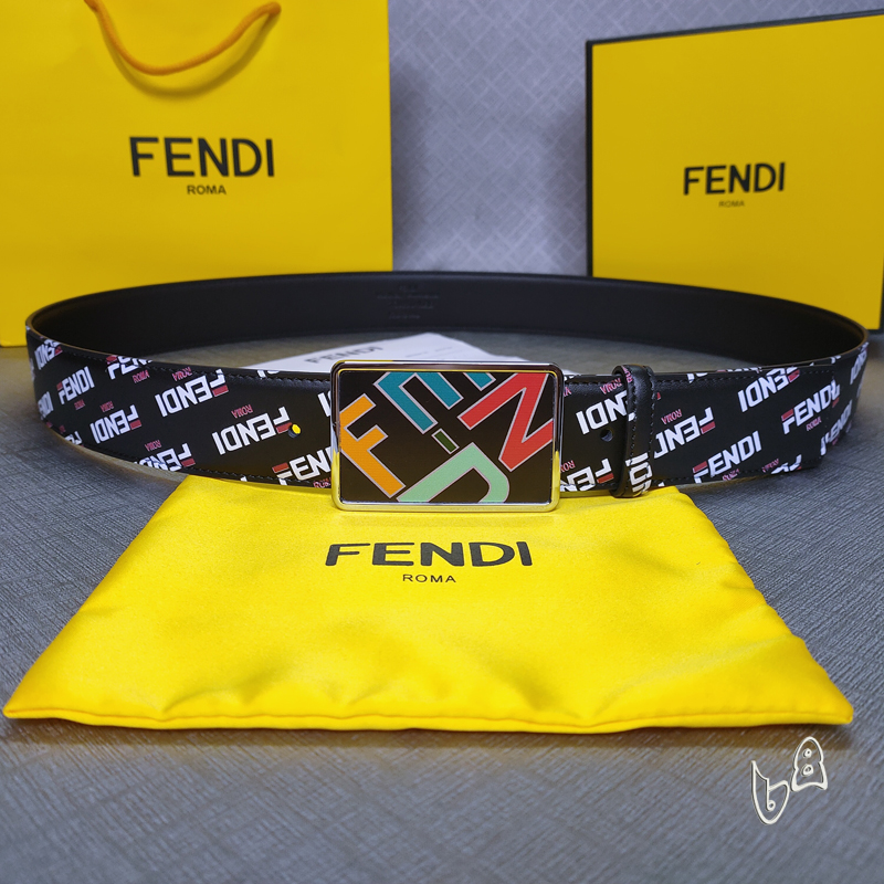 Fendi belt 38mmX80-125cm lb  (1)