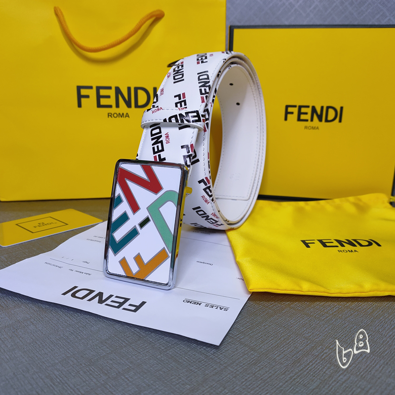 Fendi belt 38mmX80-125cm lb  (11)