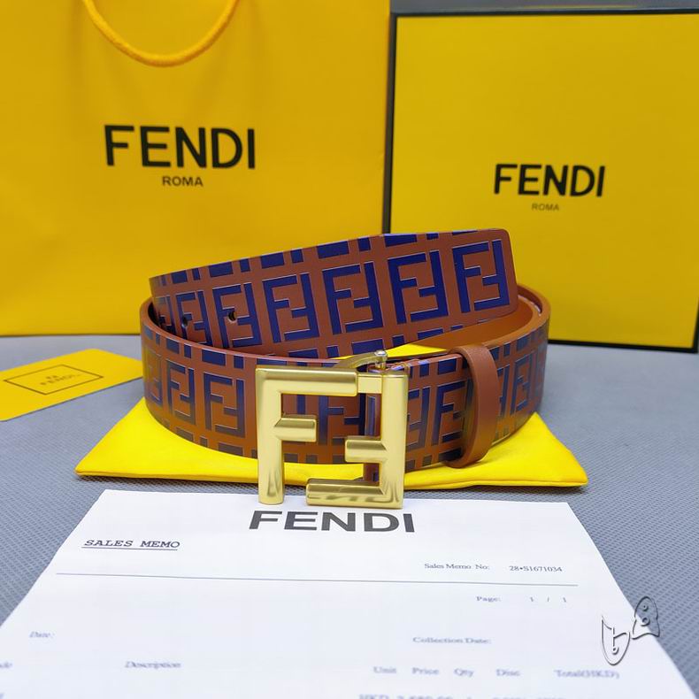 Fendi belt 38mmX80-125cm lb  (12)