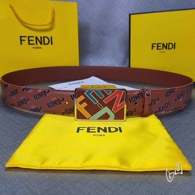 Fendi belt 38mmX80-125cm lb  (13)
