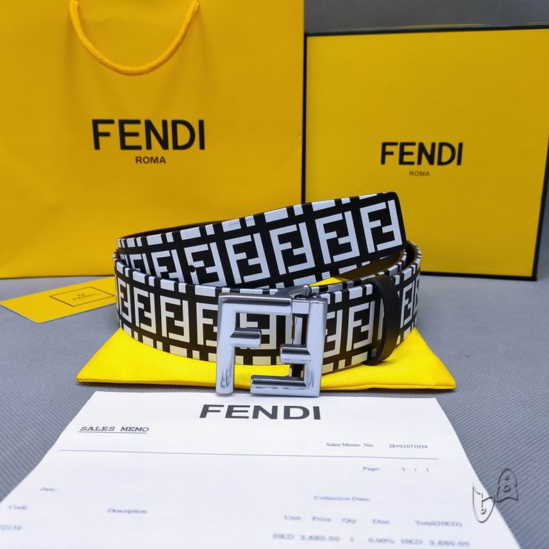 Fendi belt 38mmX80-125cm lb  (15)