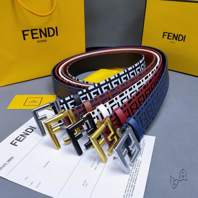 Fendi belt 38mmX80-125cm lb  (17)