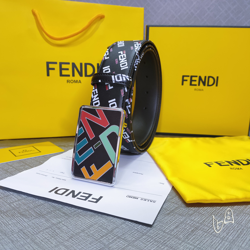 Fendi belt 38mmX80-125cm lb  (2)